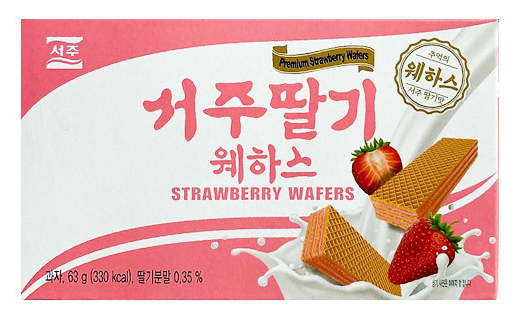 Seoju Strawberry Wafer 63g