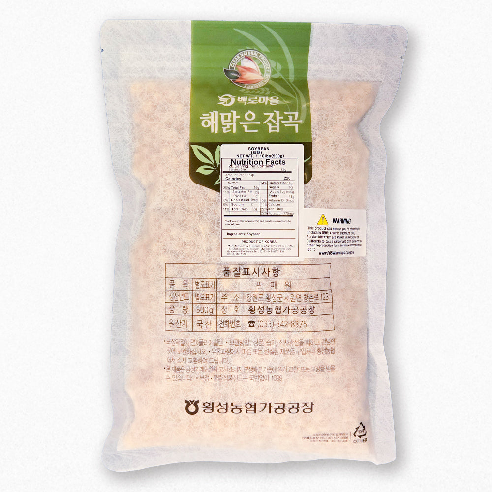 Hoengseong Agricultural Cooperative - White Soybeans 500g