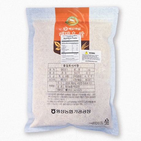 Hoengseong Agricultural Cooperative - Glutinous Barley 1kg