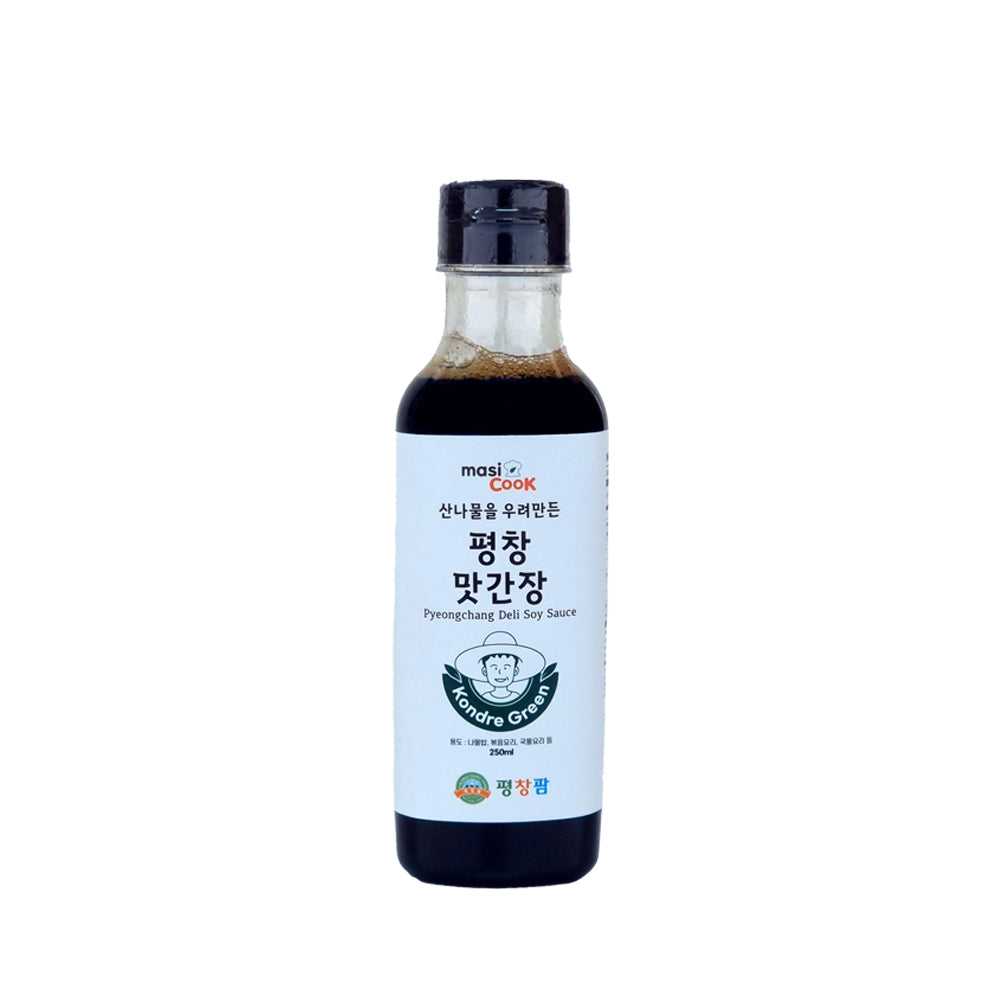 Pyeongchang Farm - Pyeongchang Flavored Soy Sauce Made with Wild Vegetables 250ml