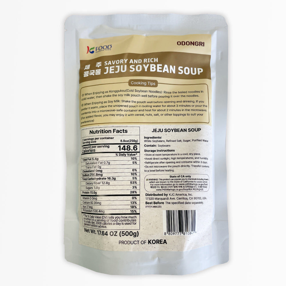500g of soy milk made from Paju Jangdan beans