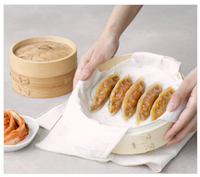 [무료별도배송] 꽃마 - 우리밀 비건 만두 500g (버섯 3팩 + 김치3팩)