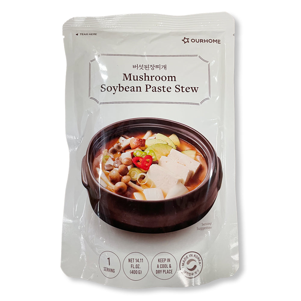 Ourhome - Mushroom Doenjang Stew 400g (Room Temperature Storage) X 3 Packs Expiration Date: October 13, 2026