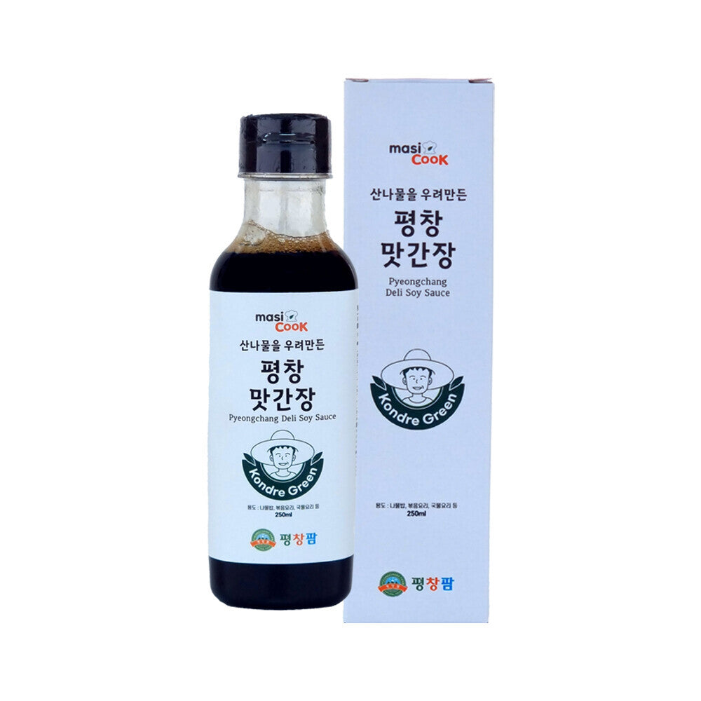 Pyeongchang Farm - Pyeongchang Flavored Soy Sauce Made with Wild Vegetables 250ml
