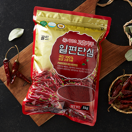 Yeonggwang Ilpyeondansim Taeyangcho Red Pepper Powder Gold (Regular Flavor) 1kg