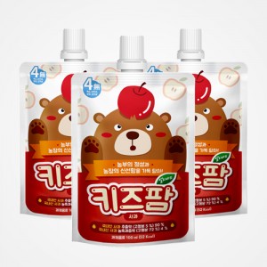 Kids Farm Fruit & Vegetable Drink for Children - Apple (100ml*10 packs)