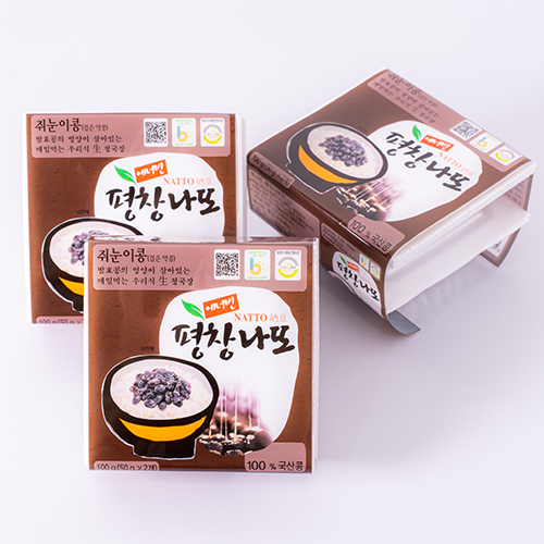 [Free Separate Shipping][Kkotma Fresh] Pyeongchang Natto Black-eyed Soybeans (50g x 20 packs)