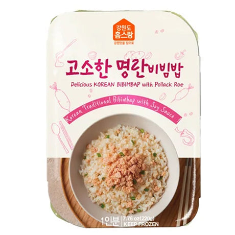 [Free Separate Shipping][Kkotma Fresh] Homesrang Savory Myeongran Bibimbap 220g X 5 Packs