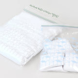 Everyday Convenient Pull-Out Double Zipper Bags Mixed (Medium 25 Sheets + Large 25 Sheets)