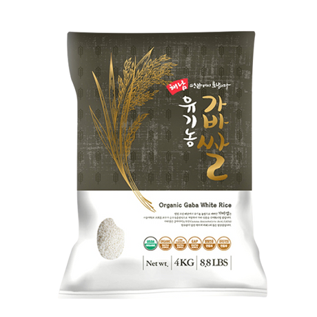 Haenam Organic GABA White Rice 4kg (Limited to 2 Bags per Order) (Milled Date: 08/21/2024)