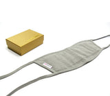 Silver charcoal blindfold