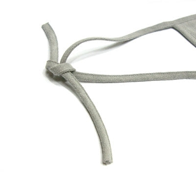 Silver charcoal blindfold