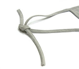Silver charcoal blindfold