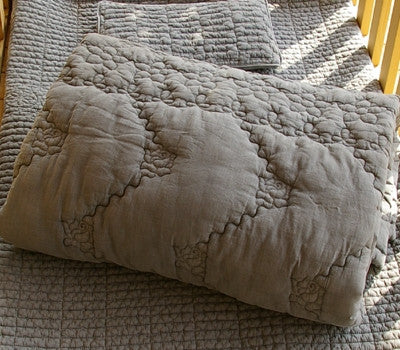 Silver Charcoal Land Blanket (For Toddlers) - Gray
