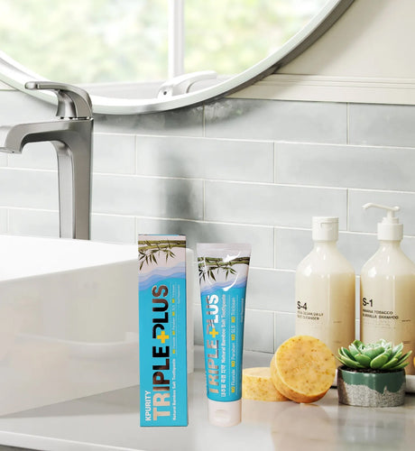 Triple Plus Natural Bamboo Salt Toothpaste 133g