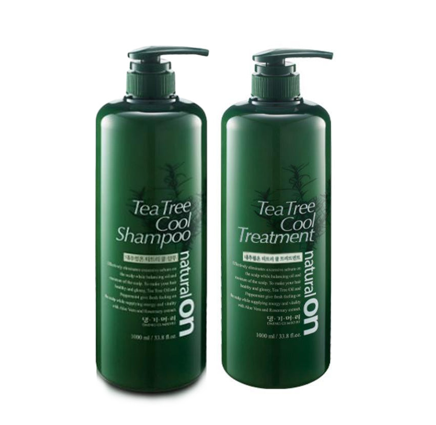 Daenggi Meori Tea Tree Cool Shampoo + Tea Tree Cool Treatment Set