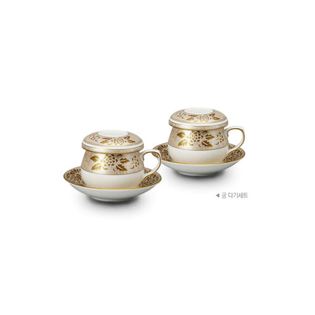 [Hankook Ceramic] Gung New Model Tea Set 4(8)P