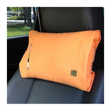 Herbal Chrysanthemum Car Pillow (Ochre)