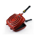Green double-sided pan