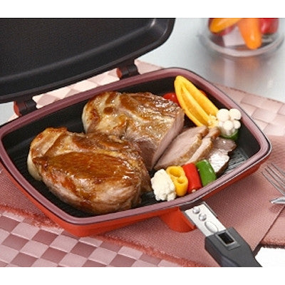 Green double-sided pan