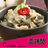[Free Separate Shipping] Sokcho Cheonha Jeotgal Squid Jeot 250g + Spicy Mixed Octopus Jeot 250g + Seasoned Pollack Sashimi 250g + Domestic Clam Jeot 250g