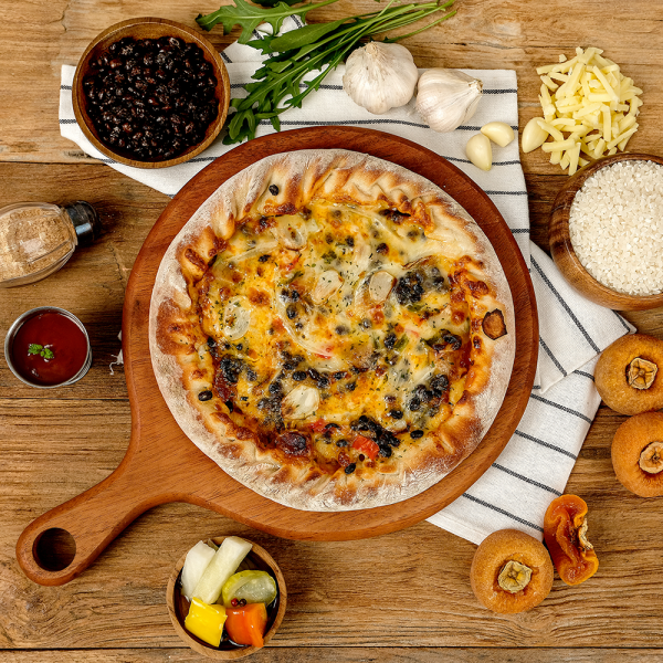 [Kkotma Fresh] Jirisan Fermented Black Bean Rice Pizza 675g (3 Pack)