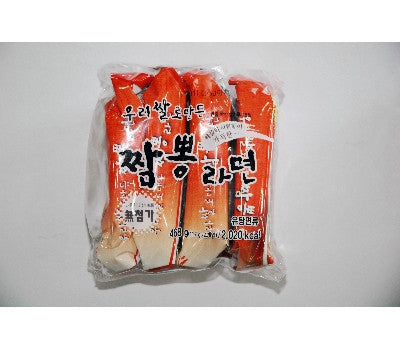 Jjamppong Ramen made with Korean rice (4-pack bundle)