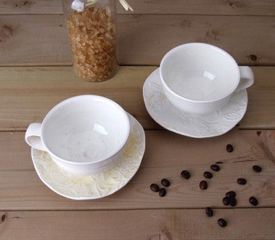 Mangaeyeon Coffee Cup & Saucer 2-Person Set