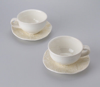 Mangaeyeon Coffee Cup & Saucer 2-Person Set