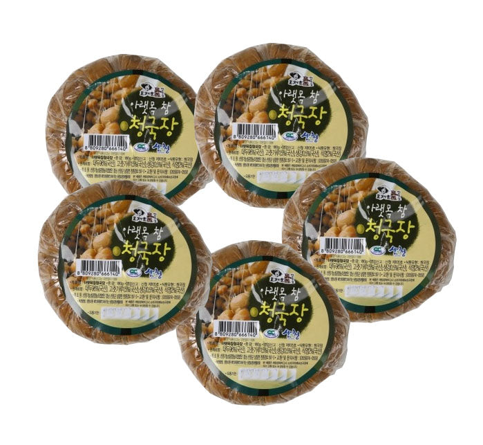 [Free Separate Shipping] Aretmok Cham Cheonggukjang 180g * 5 packs