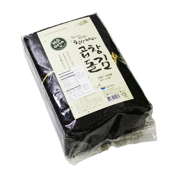 Cheongsanbada Special Grade A Gopchang Dolgim 100 Sheets (100% Domestic)