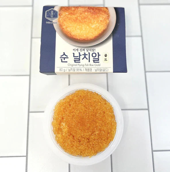 [Kkotma Fresh] Seollaedam - Pure Flying Fish Roe Gold 80g x 5 packs