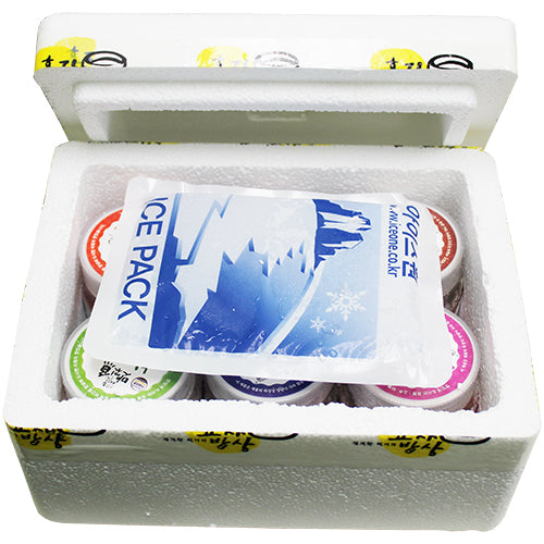 [Free Separate Shipping] Hyosong Salted Seafood 6-Piece Set 200g (Changran-jeot + Squid-jeot + Octopus-jeot + Hairtail-jeot + Bursted Pollock Roe + Mixed Octopus)