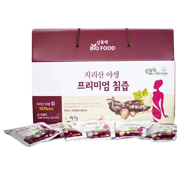 Jirisan Wild Fresh Premium Kudzu Juice (100ml * 30 pouches) (Limited to 2 per order)