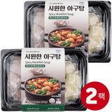 [Free Separate Shipping] [Kkotma Fresh] Eobu Baekseo - Refreshing Monkfish Stew 600g X 2 Packs Expiration Date: May 27, 2027