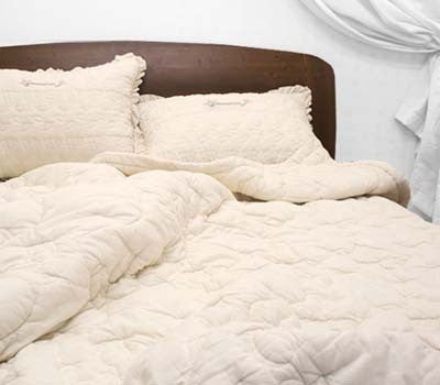 Cotton Tulip Quilted Comforter (Single)
