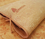 Yellow clay rayon cypress wood pillow