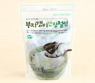 400g of Ulleungdo bujigaengi pickled in soy sauce