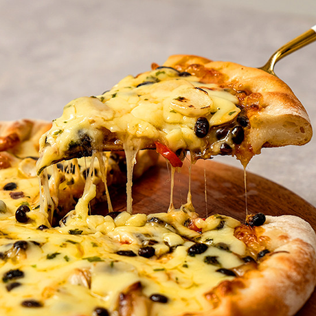 [Kkotma Fresh][Free Separate Shipping] Jirisan Fermented Black Bean Rice Pizza 675g (3 Packs) 3 Boxes