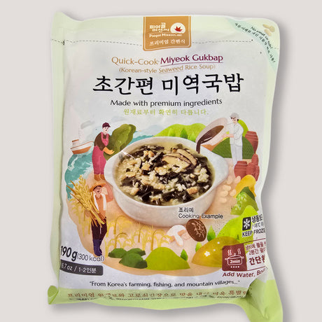 [Free Separate Shipping][Kkotma Fresh] Piagol Miseon's Super Easy Seaweed Soup Rice Set (4 Packs)