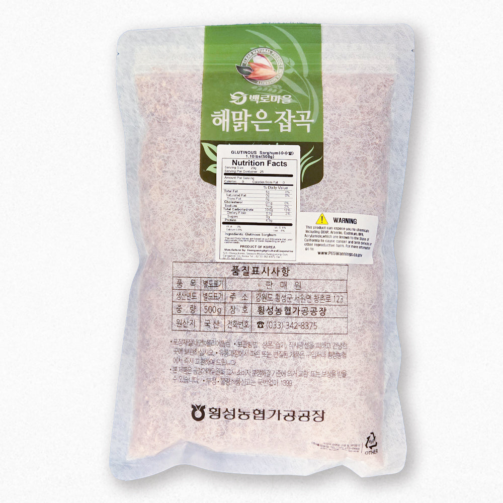 Hoengseong Agricultural Cooperative - Glutinous Sorghum 500g