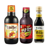 Spicy Rib Marinade + Pork Rib Marinade + Yuzu Ponzu Sauce