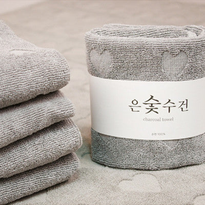 Charcoal Hand Towel Set (5 sheets)