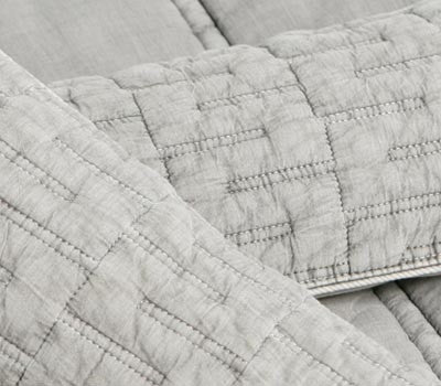 Silver Charcoal Country Slender Long Wooden Pillow (1 piece)
