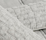 Silver Charcoal Country Slender Long Wooden Pillow (1 piece)