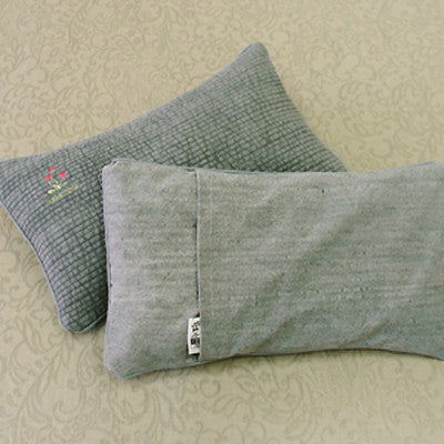 Cypress Wildflower Pillow (Charcoal)