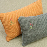 Cypress Wildflower Pillow (Charcoal)