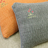 Cypress Wildflower Pillow (Charcoal)