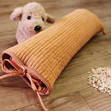 Cypress wood and red clay cervical pillow