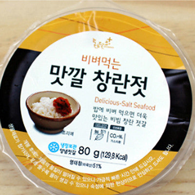 Delicious seasoned salted pollack roe 80g
